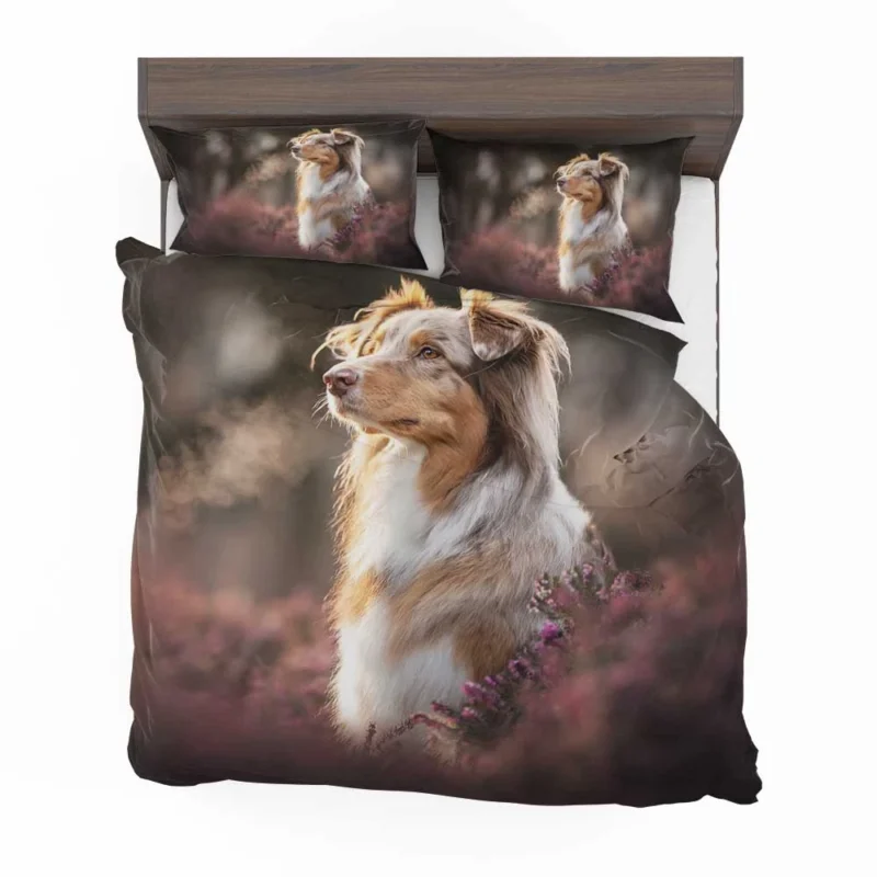 A Breed of Canine Versatility: Australian Shepherd Bedding Set 1