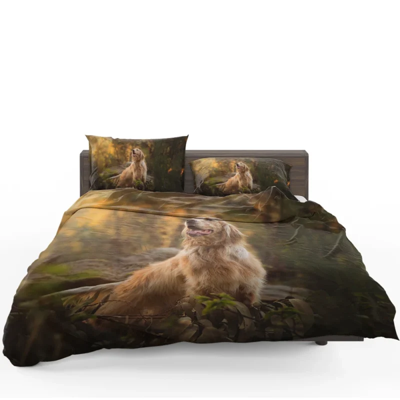 A Captivating Ensemble: Spaniel Quartet Bedding Set