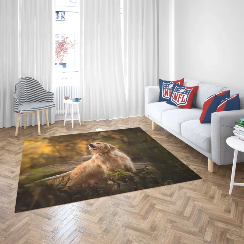 A Captivating Ensemble: Spaniel Quartet Floor Rug 2