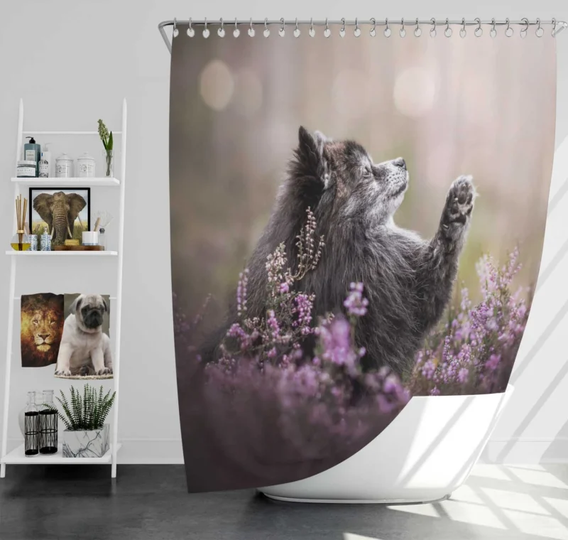 A Glimpse of Glamour: Spitz Quartet Shower Curtain