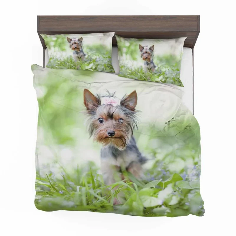 A Portrait of Tenacity: Terrier Quartet Bedding Set 1