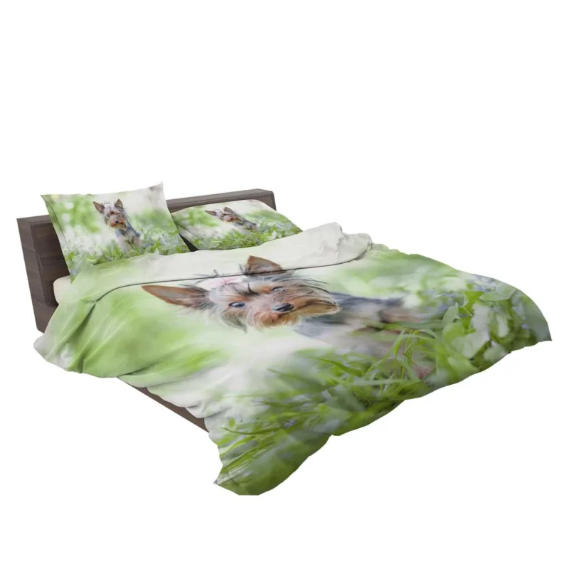 A Portrait of Tenacity: Terrier Quartet Bedding Set 2