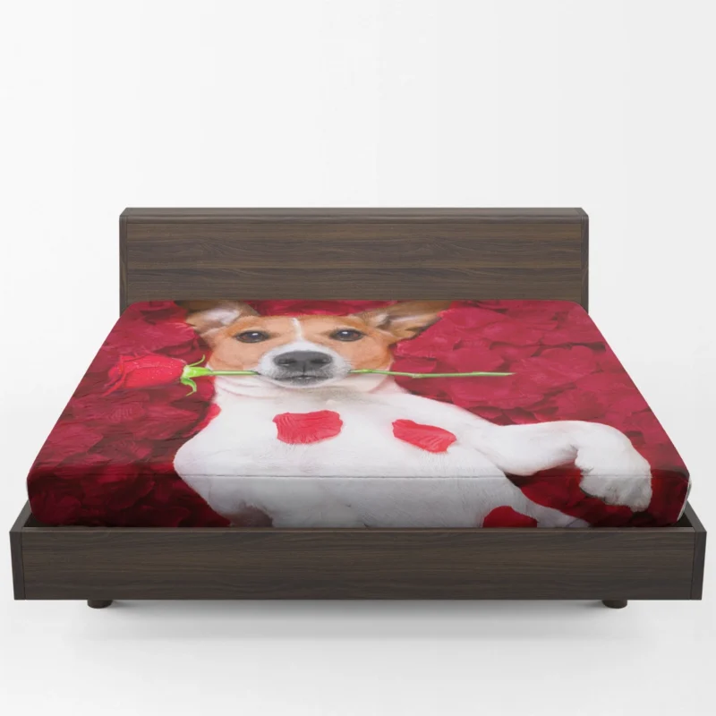 A Quartet of Joy: Jack Russell Terriers Fitted Sheet 1