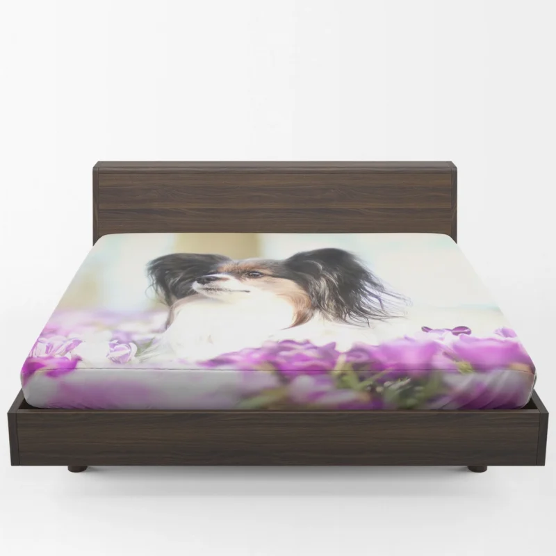 Among Heather: Papillon Quartet Fitted Sheet 1