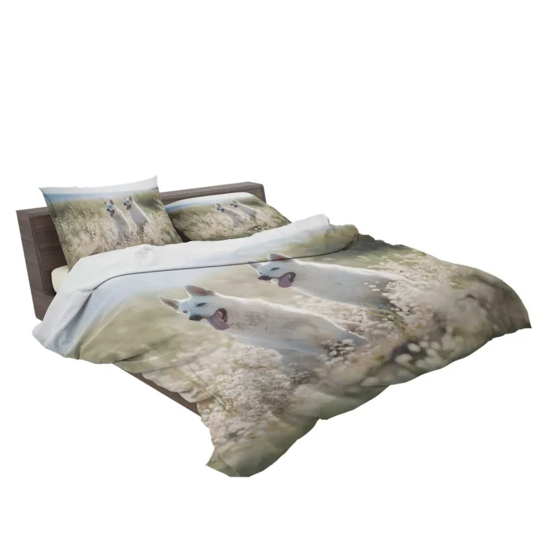 Berger Blanc Suisse Elegance in Depth Of Field Bedding Set 2