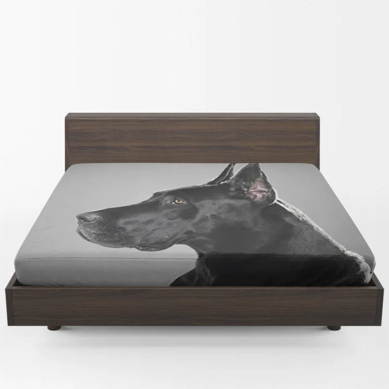 Canine Majesty Unleashed: Great Dane Quadruple Fitted Sheet 1