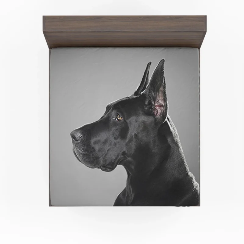 Canine Majesty Unleashed: Great Dane Quadruple Fitted Sheet