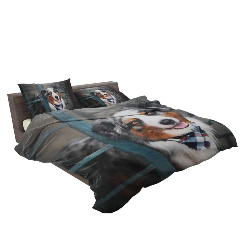 Canine Versatility and Beauty: Australian Shepherd Bedding Set 2