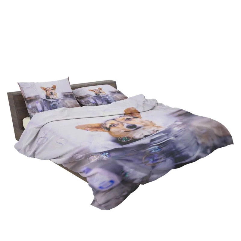 Captivating Corgi Puppies in Bauble Bedding Set 2