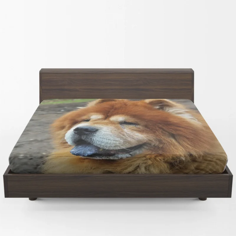 Celebrating Chow Chow Charm Fitted Sheet 1