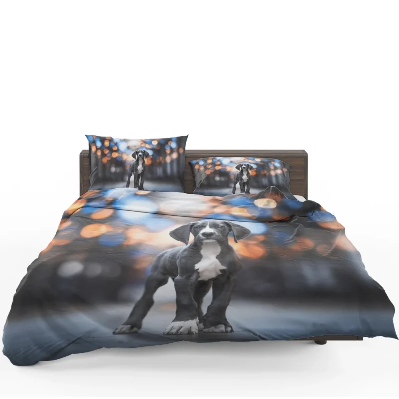 Cute and Playful Bundle: Weimaraner Puppies Bedding Set