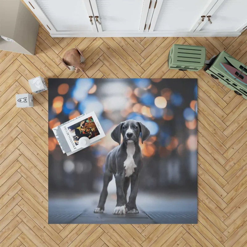 Cute and Playful Bundle: Weimaraner Puppies Floor Rug