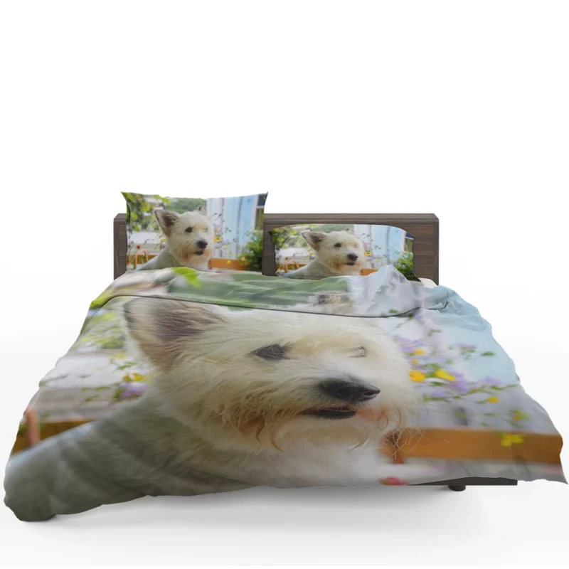 Elegance Galore: West Highland White Terrier Quartet Bedding Set