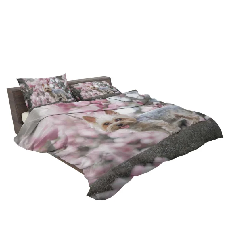 Elegance in Fur: Yorkshire Terrier Quartet Bedding Set 2