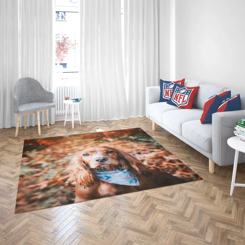 English Elegance with Cocker Spaniels Floor Rug 2