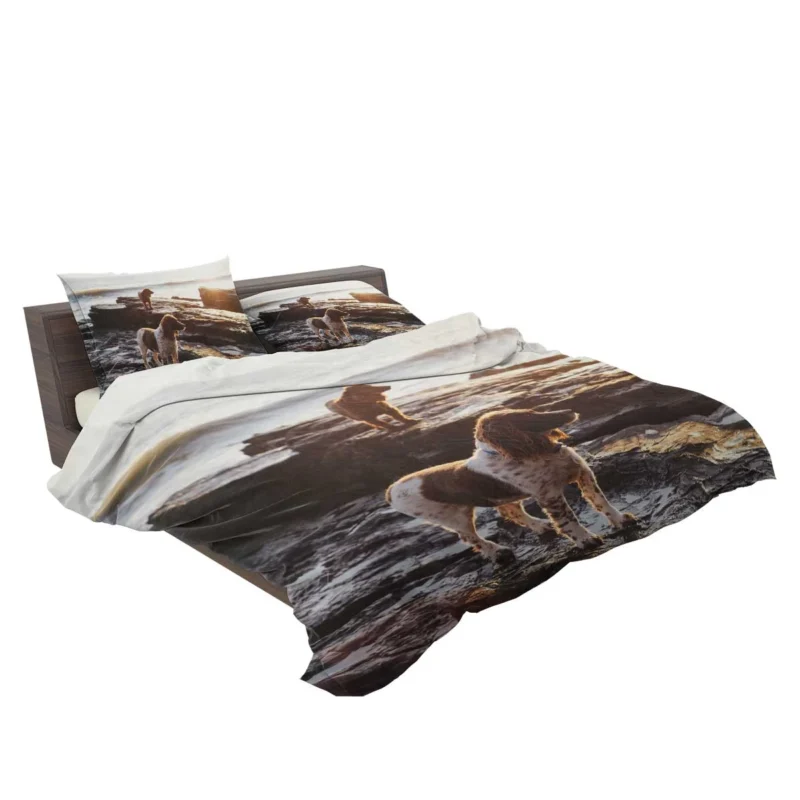 English Springer Spaniel at the Beach: Quartet Bedding Set 2