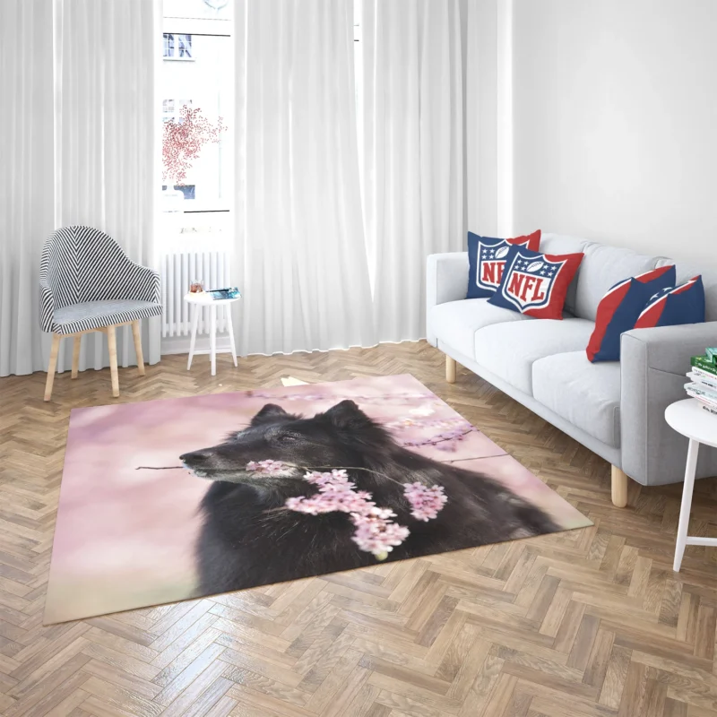 Exploring Depth Of Field: Belgian Shepherd Floor Rug 2