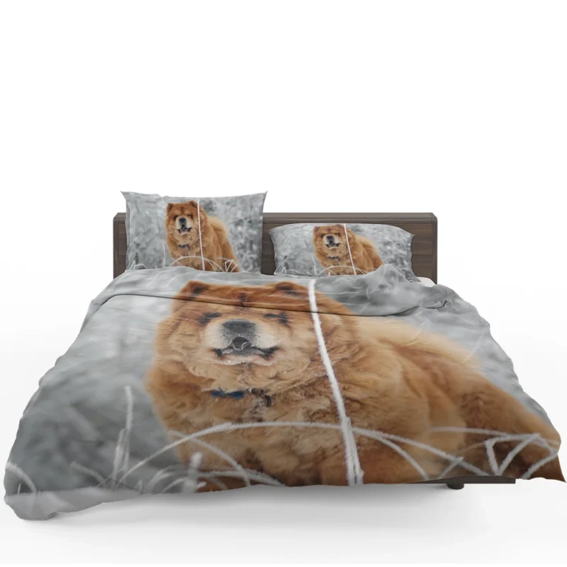 Fourfold Chow Chow Excellence Wallpaper Bedding Set
