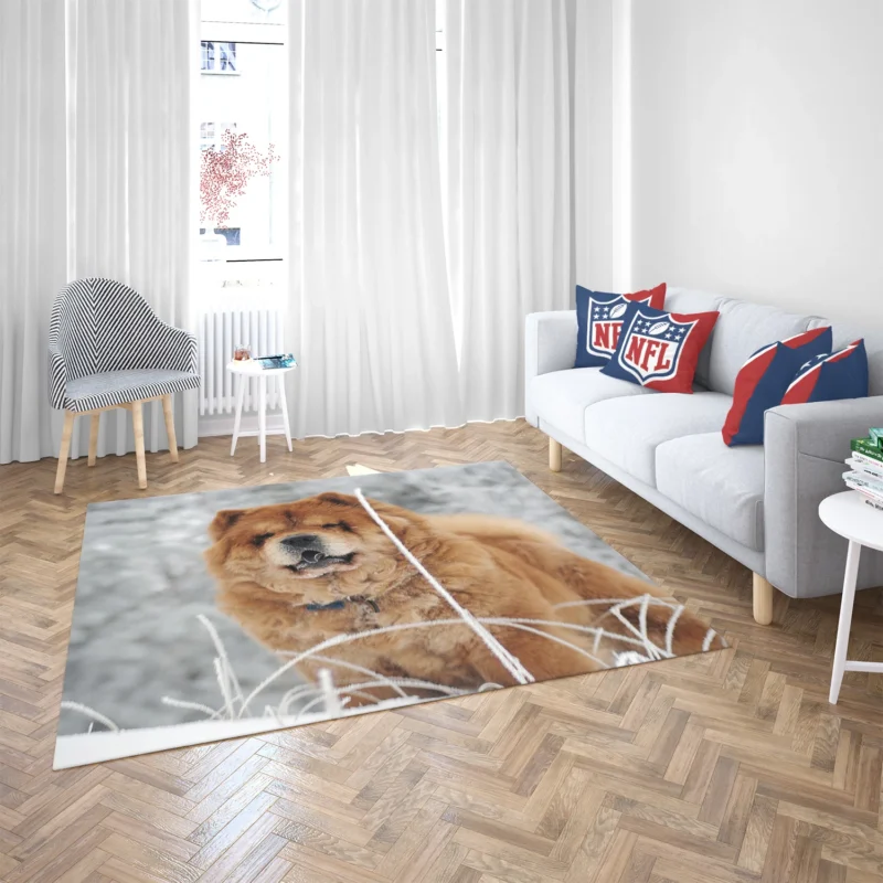 Fourfold Chow Chow Excellence Wallpaper Floor Rug 2