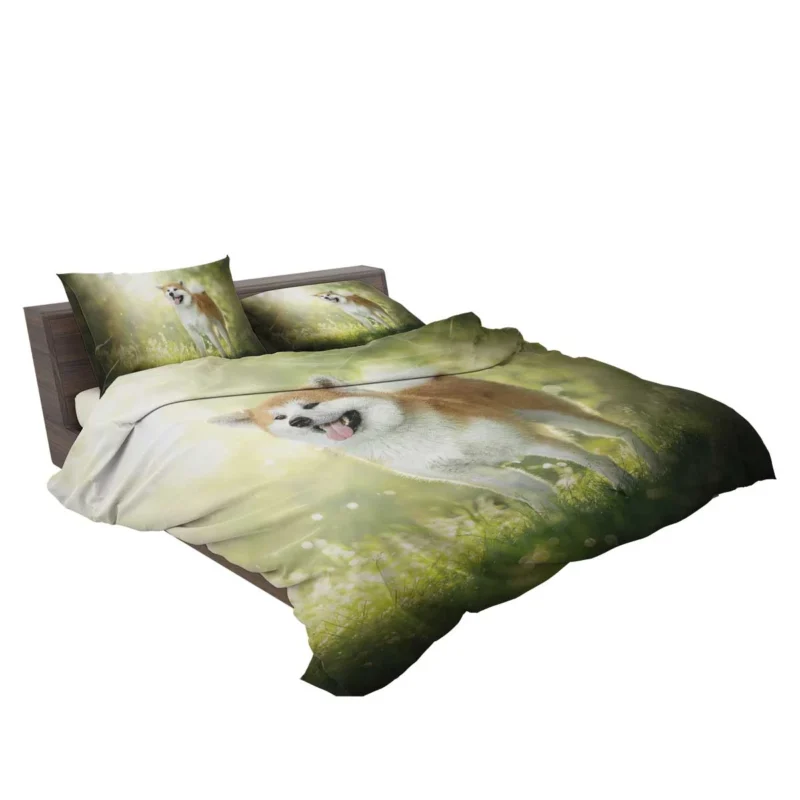 Fourfold Elegance: The Akita Quartet Bedding Set 2