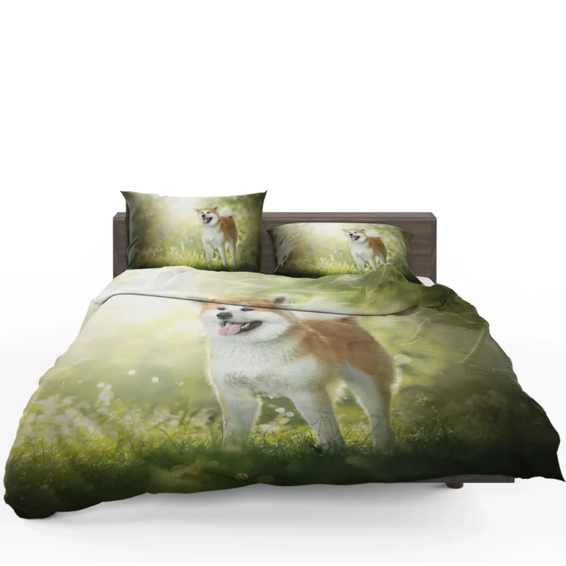 Fourfold Elegance: The Akita Quartet Bedding Set