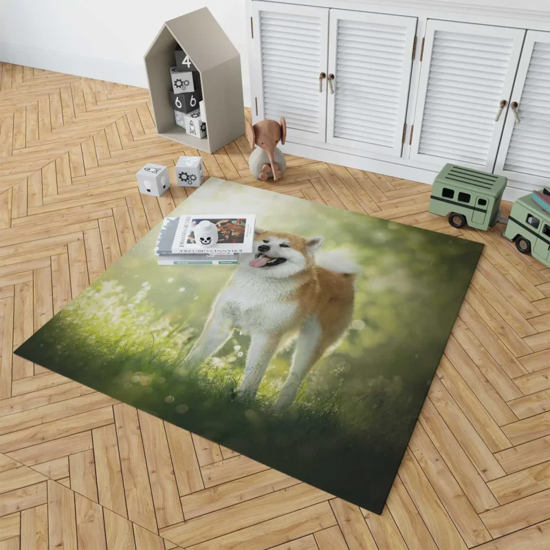 Fourfold Elegance: The Akita Quartet Floor Rug 1