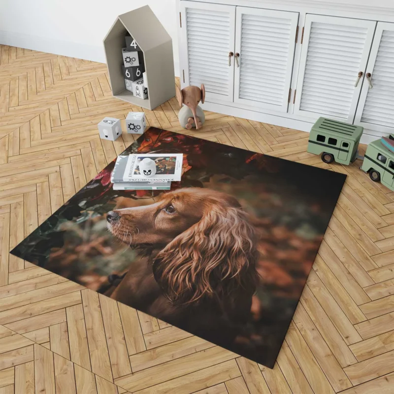 Fourfold Spaniel Grace with Cocker Spaniels Floor Rug 1