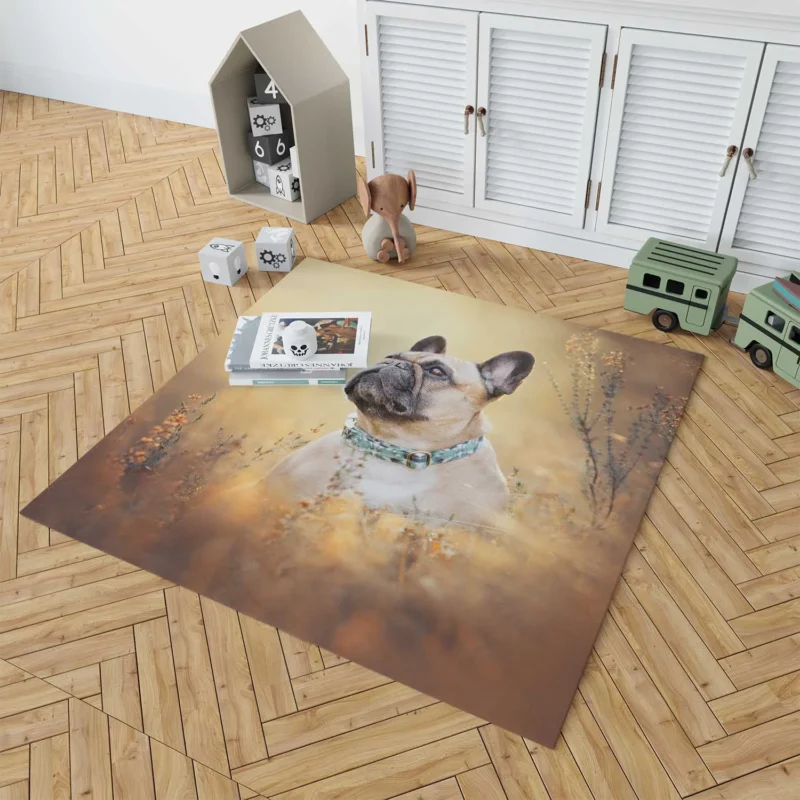 French Bulldog Journey in Breeds Floor Rug 1