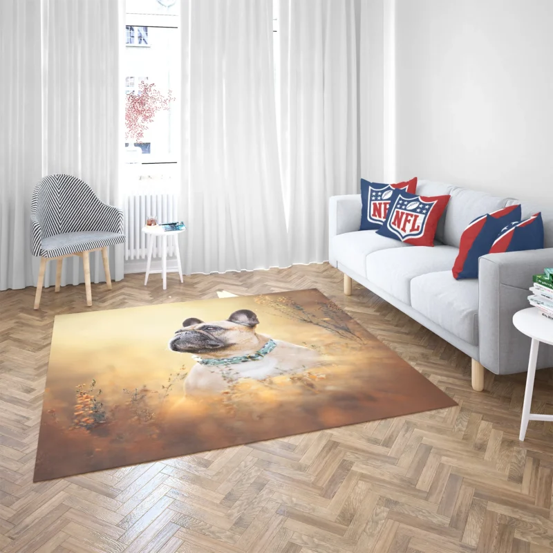 French Bulldog Journey in Breeds Floor Rug 2