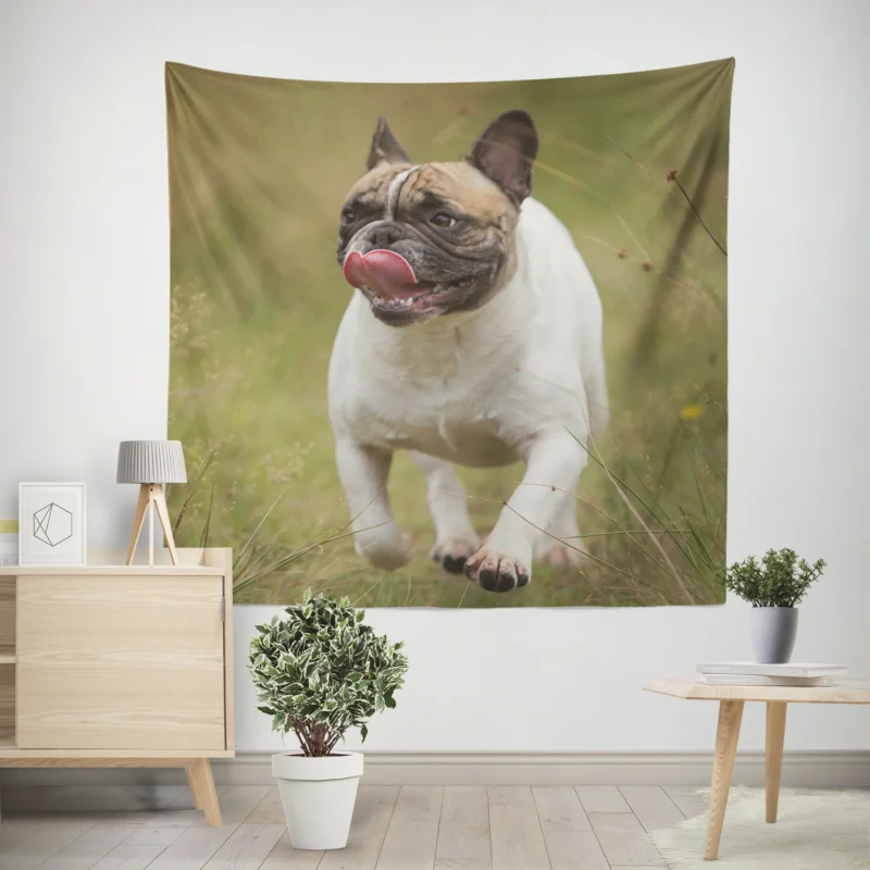 French Bulldog Purity  A Breed Apart Wall Tapestry