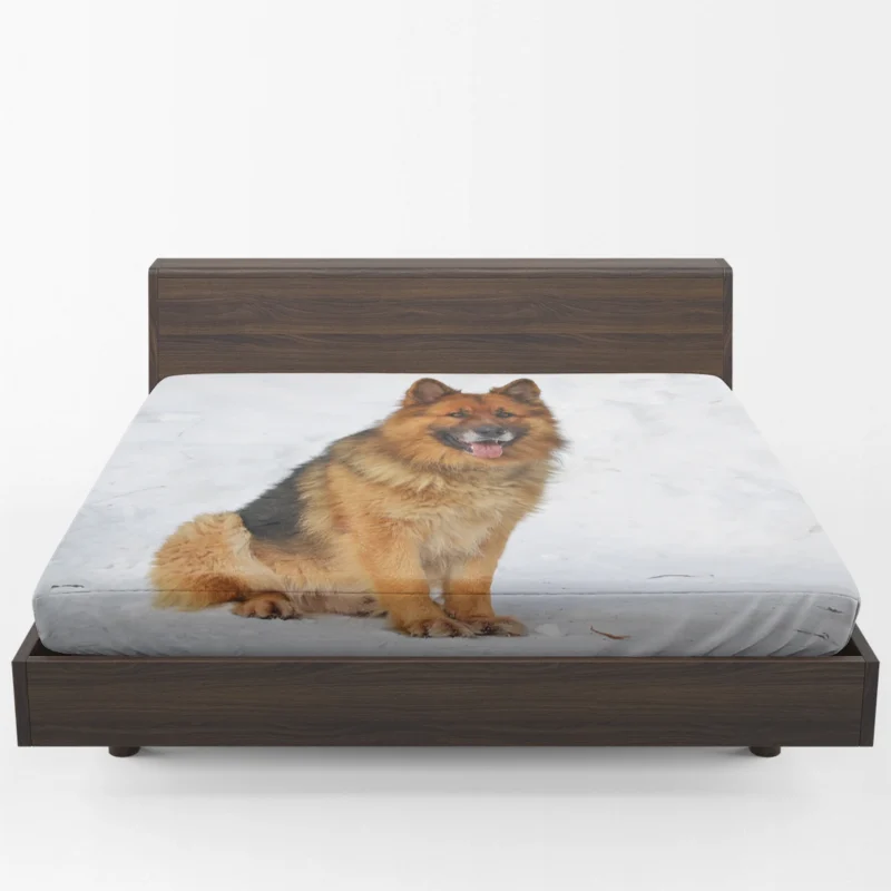 German Shepherd Elegance: Distinctive Breed Fitted Sheet 1