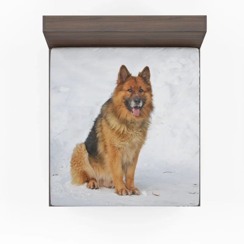 German Shepherd Elegance: Distinctive Breed Fitted Sheet