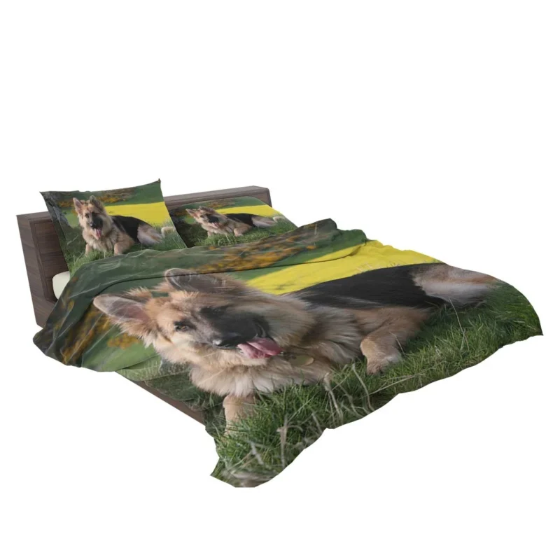 German Shepherd Splendor: Beauty in Every Detail Bedding Set 2