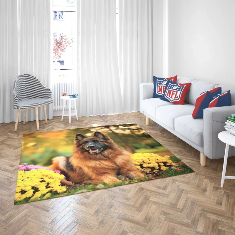 Guard Dogs: German Shepherd Excellence Floor Rug 2