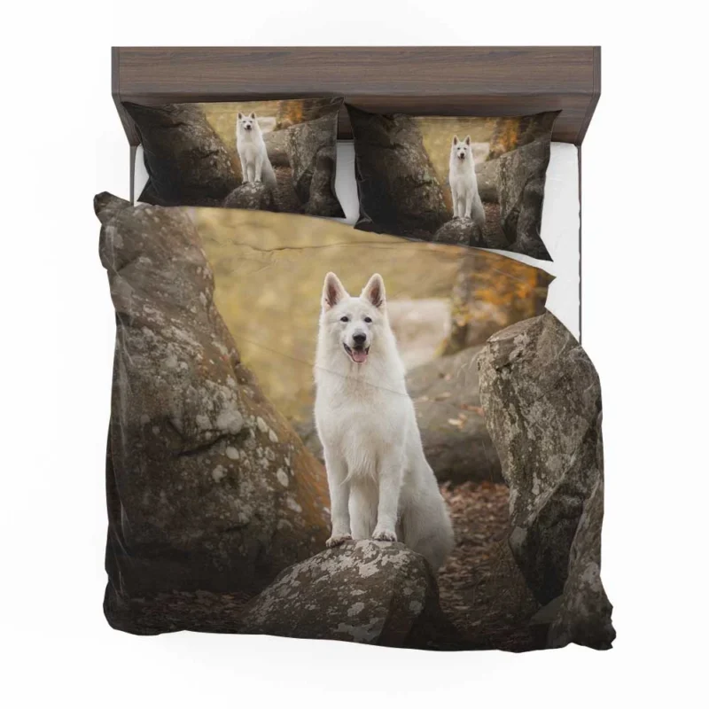 In-Depth Beauty: White Shepherd Quartet Bedding Set 1