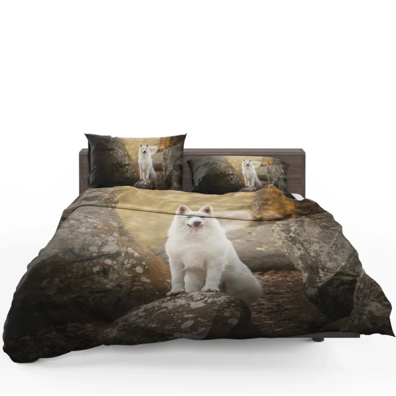 In-Depth Beauty: White Shepherd Quartet Bedding Set