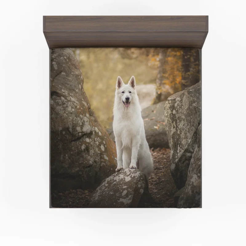 In-Depth Beauty: White Shepherd Quartet Fitted Sheet