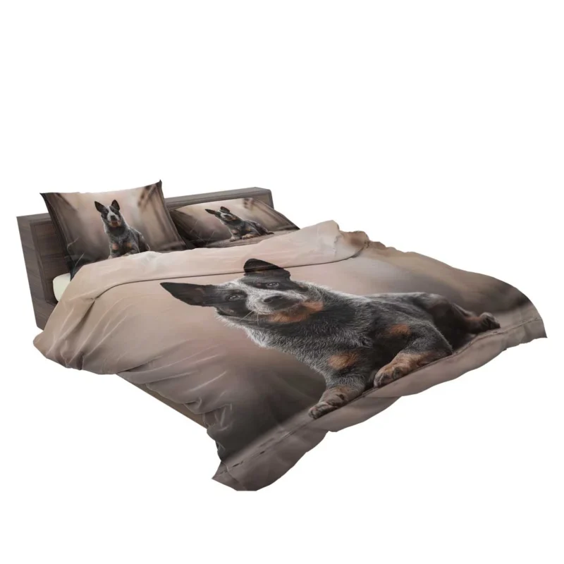 Intelligent Canine Companion: Australian Cattle Dog Bedding Set 2