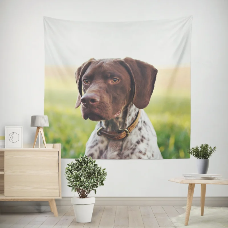 Loyal Canine Companions  Hovawart Dogs Wall Tapestry