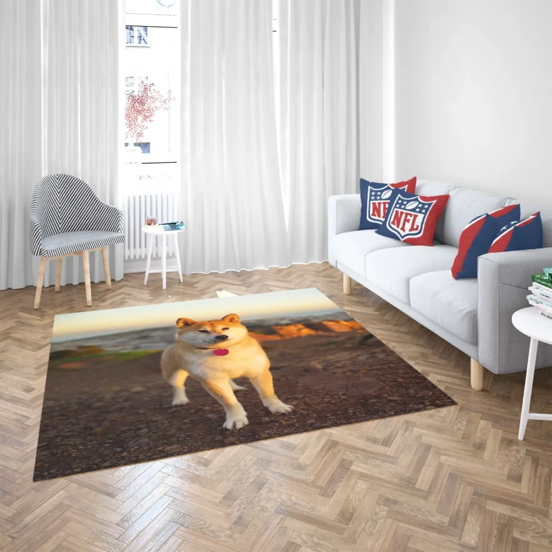 Loyal Elegance in Fourfold: The Akita Quartet Floor Rug 2