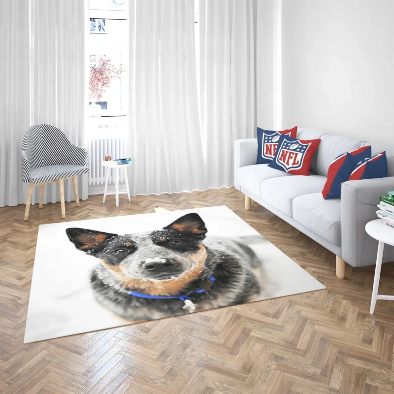 Loyal and Active Dogs: Australian Cattle Dog Floor Rug 2