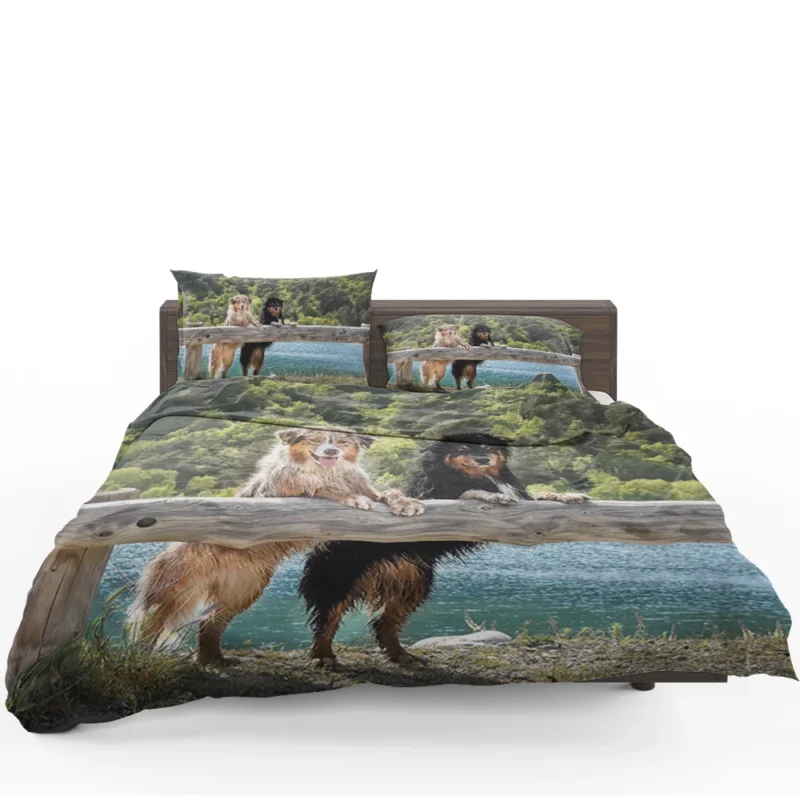 Loyal and Energetic Dogs: Australian Shepherd Bedding Set