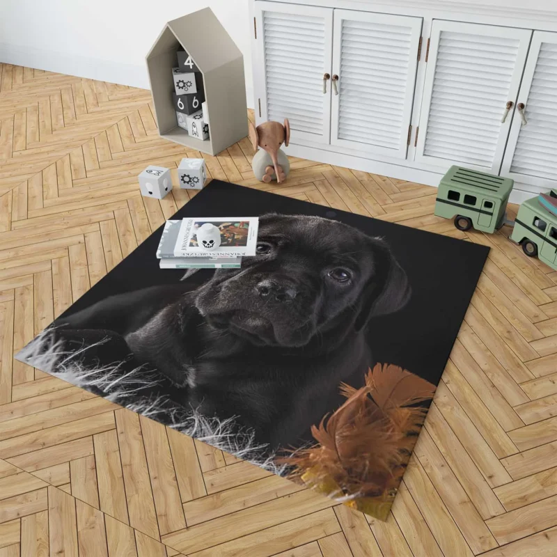 Muzzle Charm in Puppy Baubles: Cane Corso Quartet Floor Rug 1