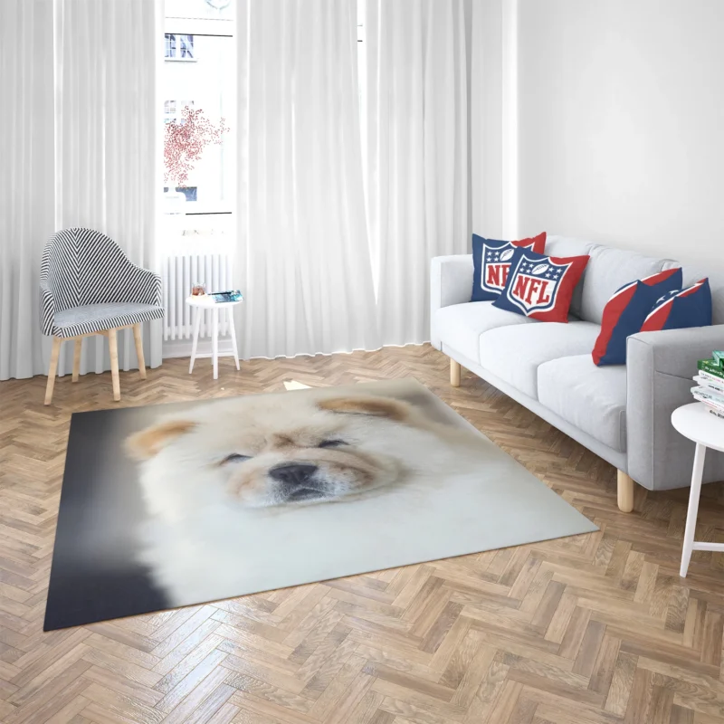 Playful Chow Chow Delight Floor Rug 2