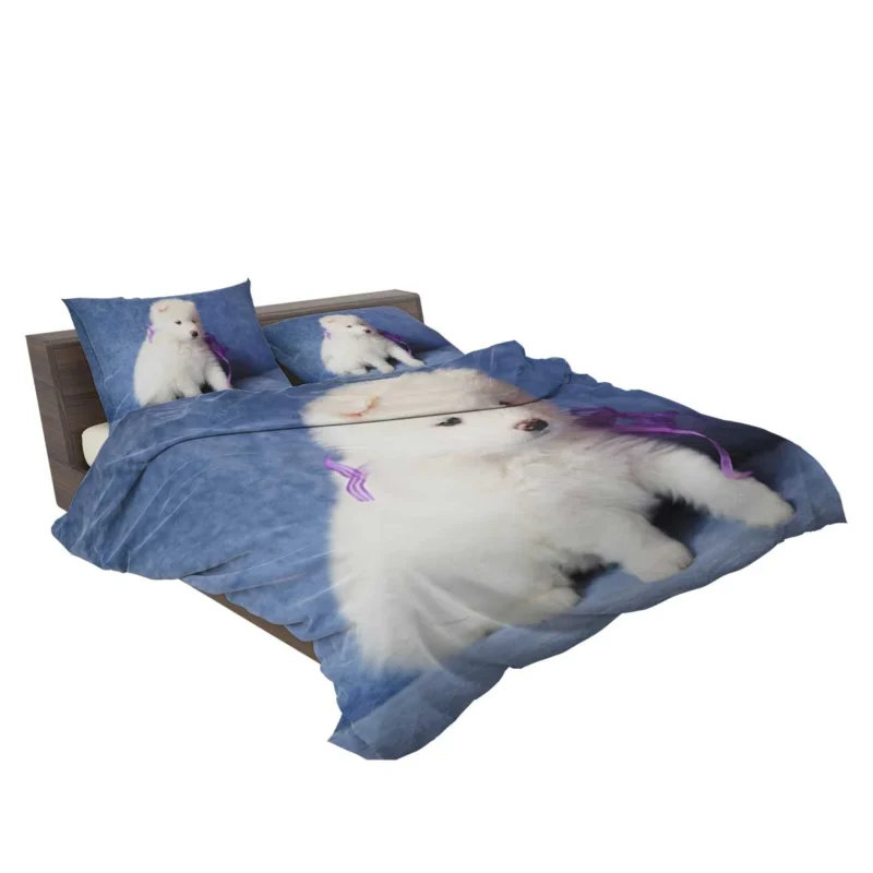 Playful Samoyed Pup: Quartet Bedding Set 2