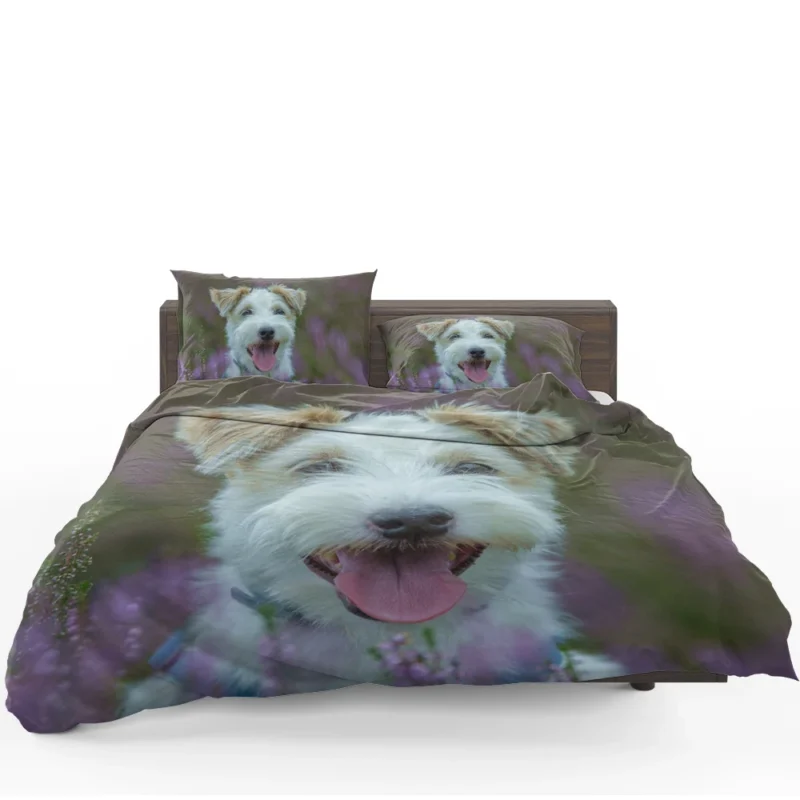 Quartet of Playful Companions: Jack Russell Terriers Bedding Set