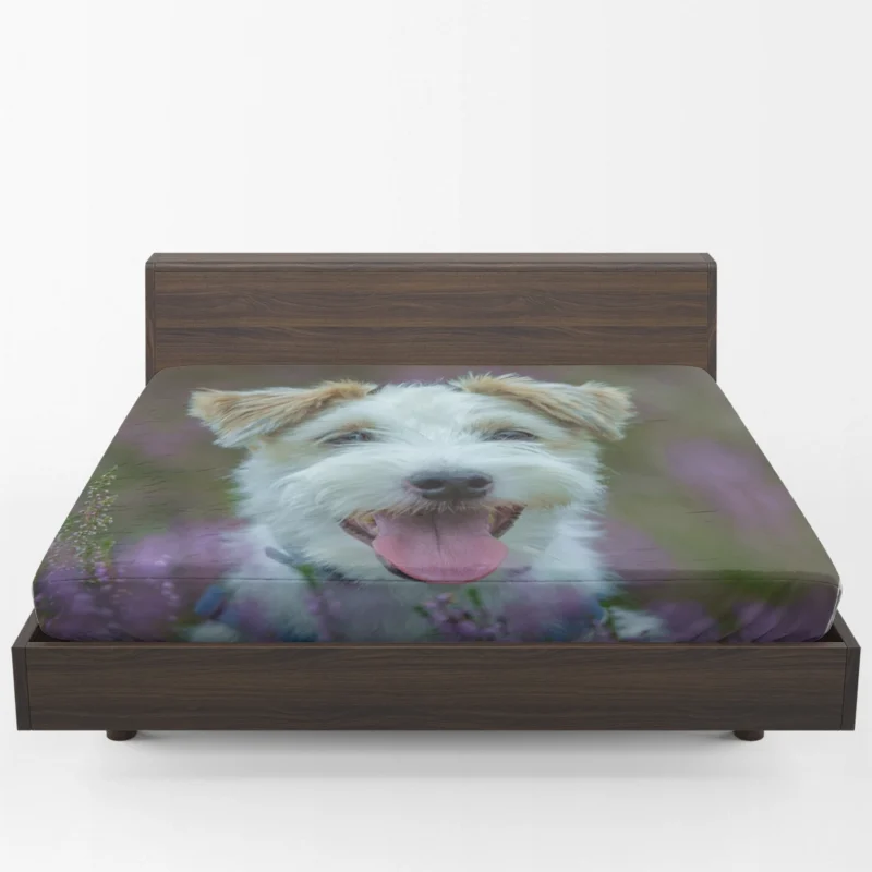 Quartet of Playful Companions: Jack Russell Terriers Fitted Sheet 1