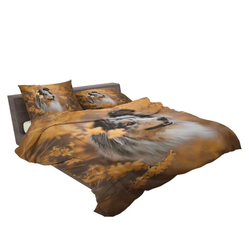 Radiant Shetland Sheepdog Ensemble: Quartet Bedding Set 2