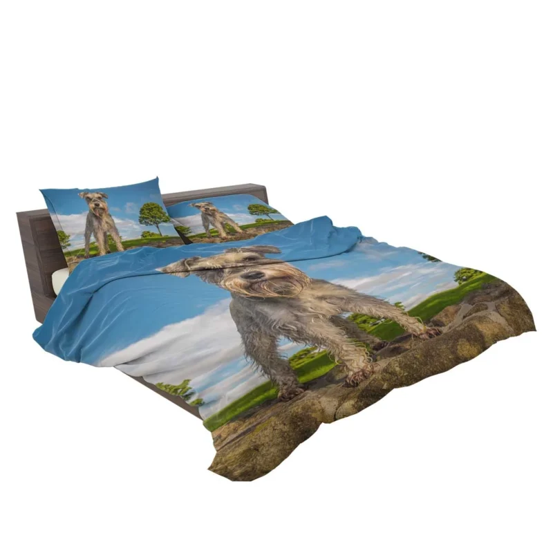 Resting Together: Schnauzer Quartet Bedding Set 2