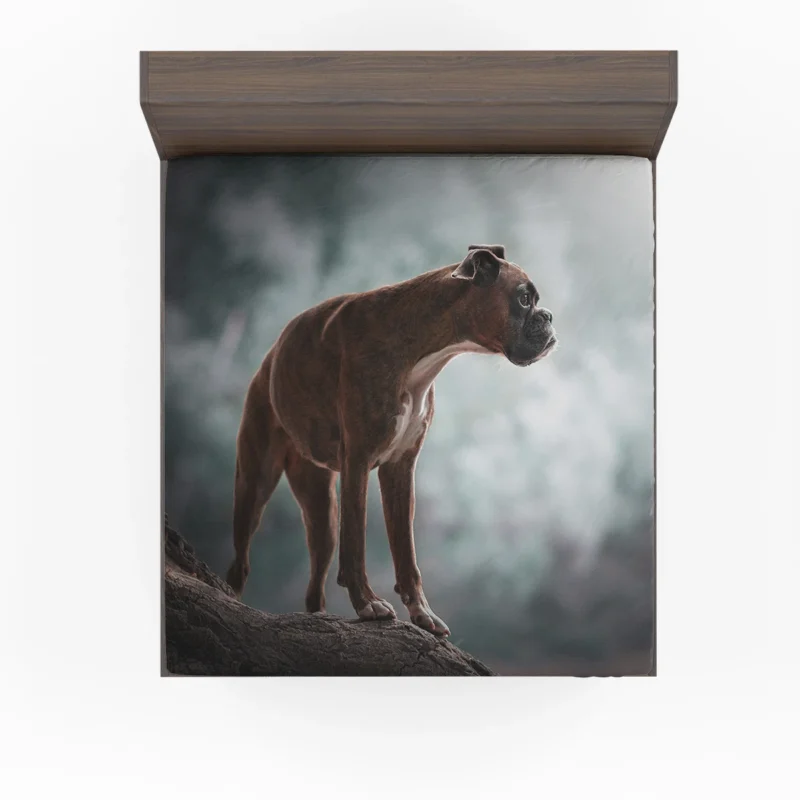 The Expressive Boxer (Dog): Boxer Fitted Sheet